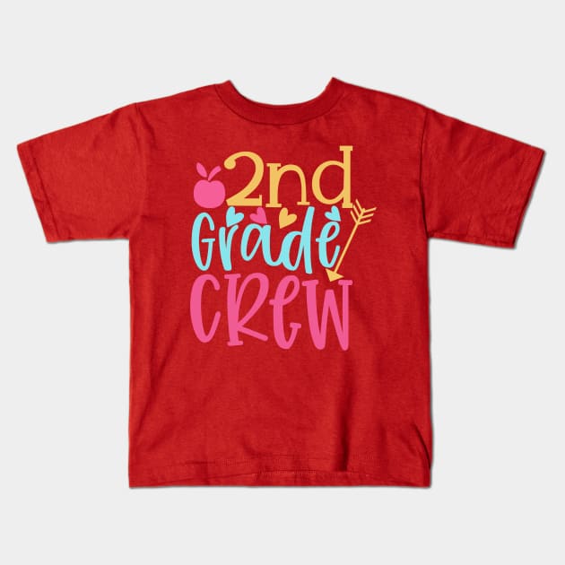 Second Grade Crew Kids T-Shirt by VijackStudio